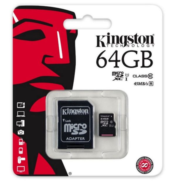 Tarjeta SD 64 GB C10