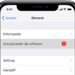 Actualización de software iPhone 8